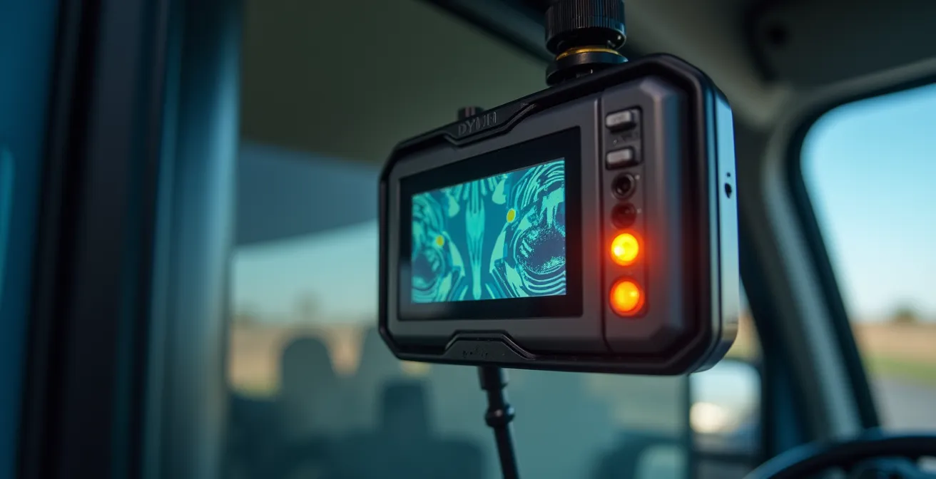 Centre de télésurveillance avec opérateur surveillant des trajets