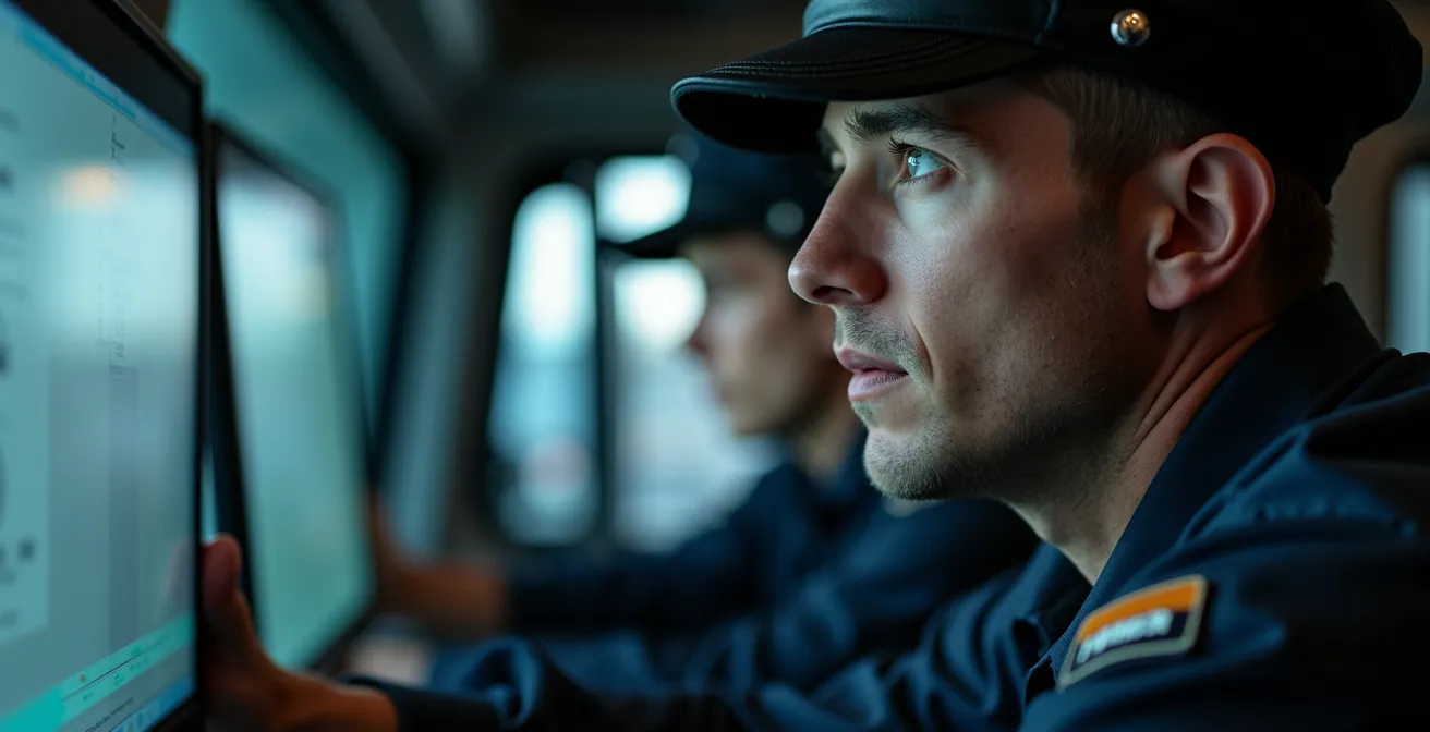 Formation interactive de chauffeurs aux protocoles de sécurité dans une salle de simulation