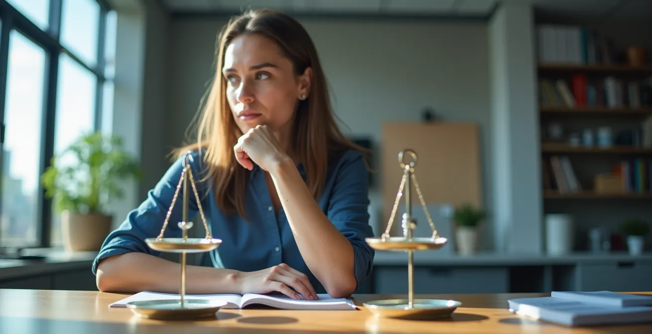 Représentation visuelle de l'équilibre entre franchise et prime d'assurance