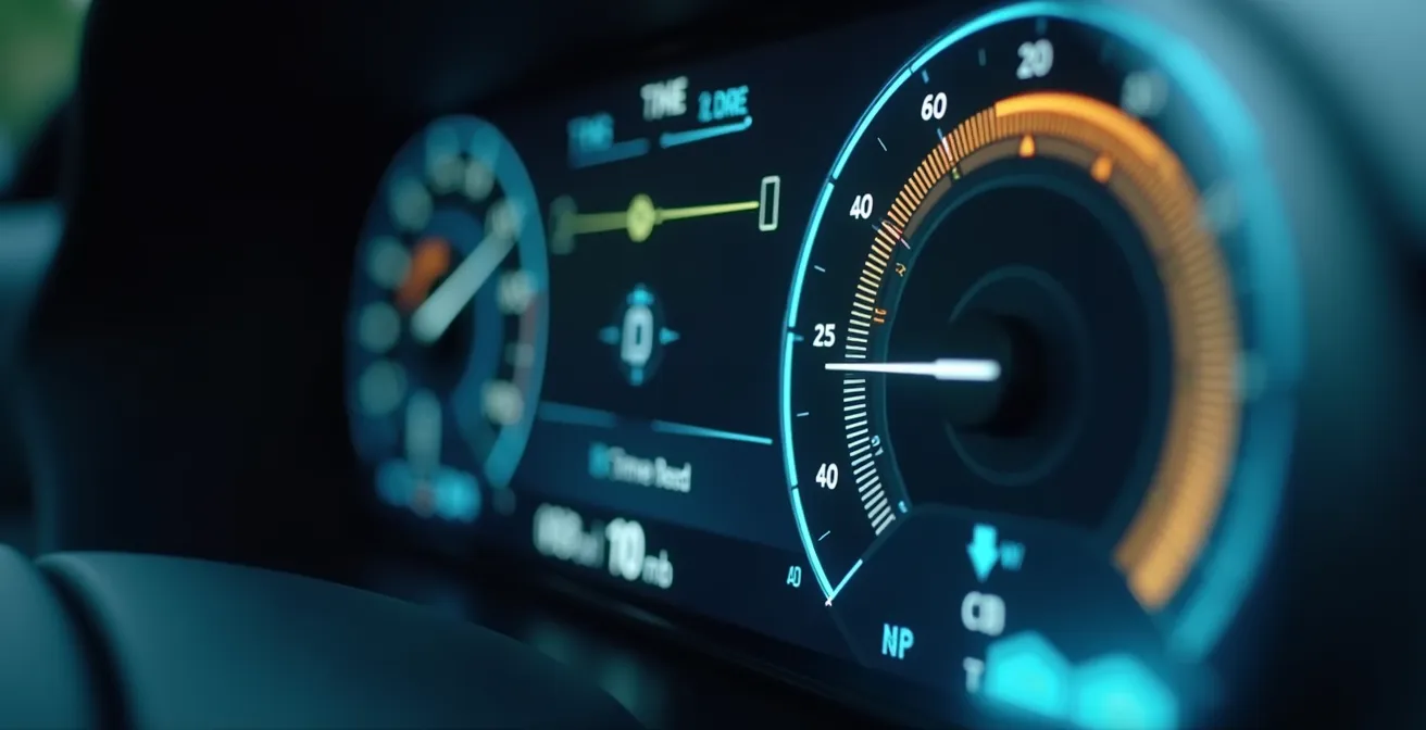 Interface de contrôle numérique affichant les temps de conduite et de repos des chauffeurs